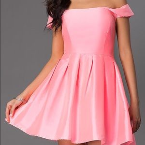 Promgirl Pink A-line Dress by City Triangles